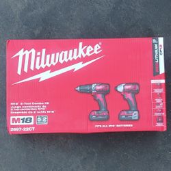 Milwaukee M18 2 Drill Combo