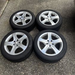 Mercedes 17” Wheels And Tires