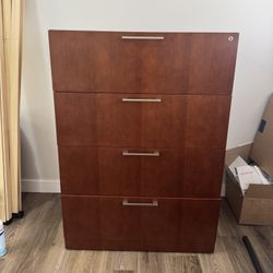 Wooden File Cabinet