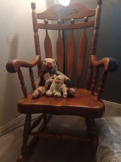 Rocking chair Large wooden