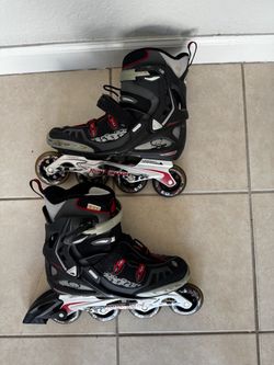 Rollerblade Inline Skates Black Red White. Size 11