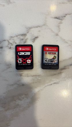 Nintendo switch nba 2k26 and Lego ninjago games