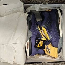 Jordan 4s Lakeshow D.S. BRAND NEW 