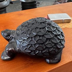 Wooden turtle Tea Pets for Chinese Set Tea Service Frog Shape Teaware Accessories,