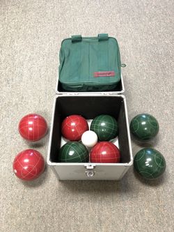 Sportcraft Bocce set ball with case