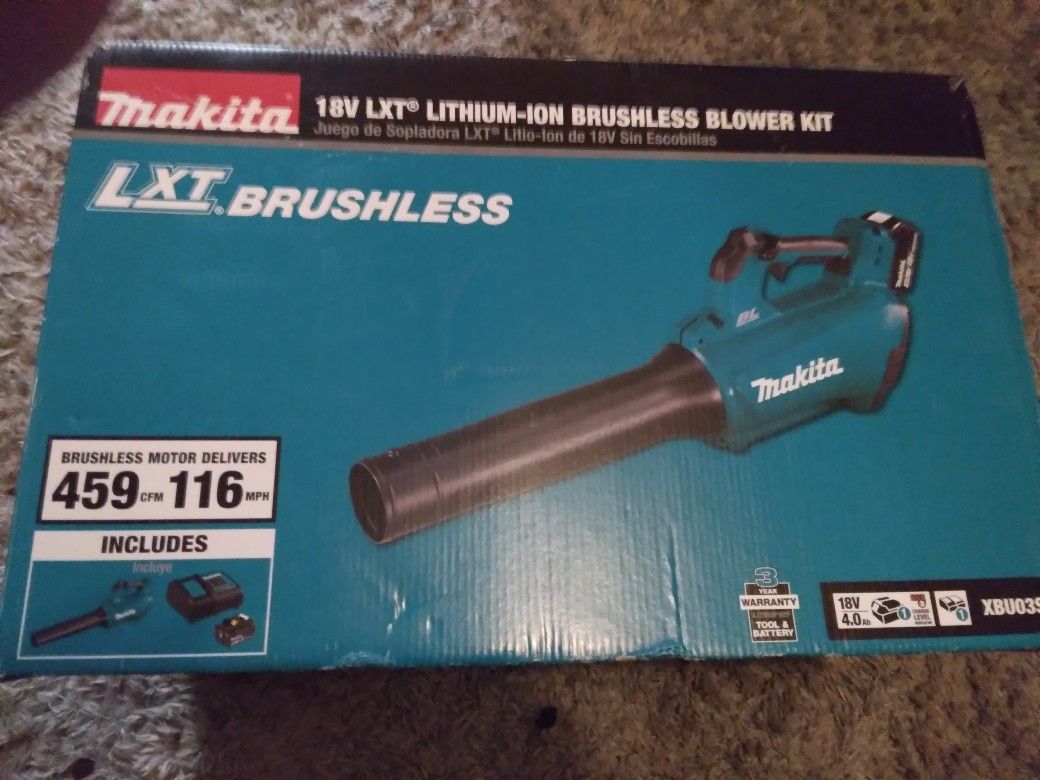 MAKITA 18V LXT BRUSHLESS BLOWER KIT
