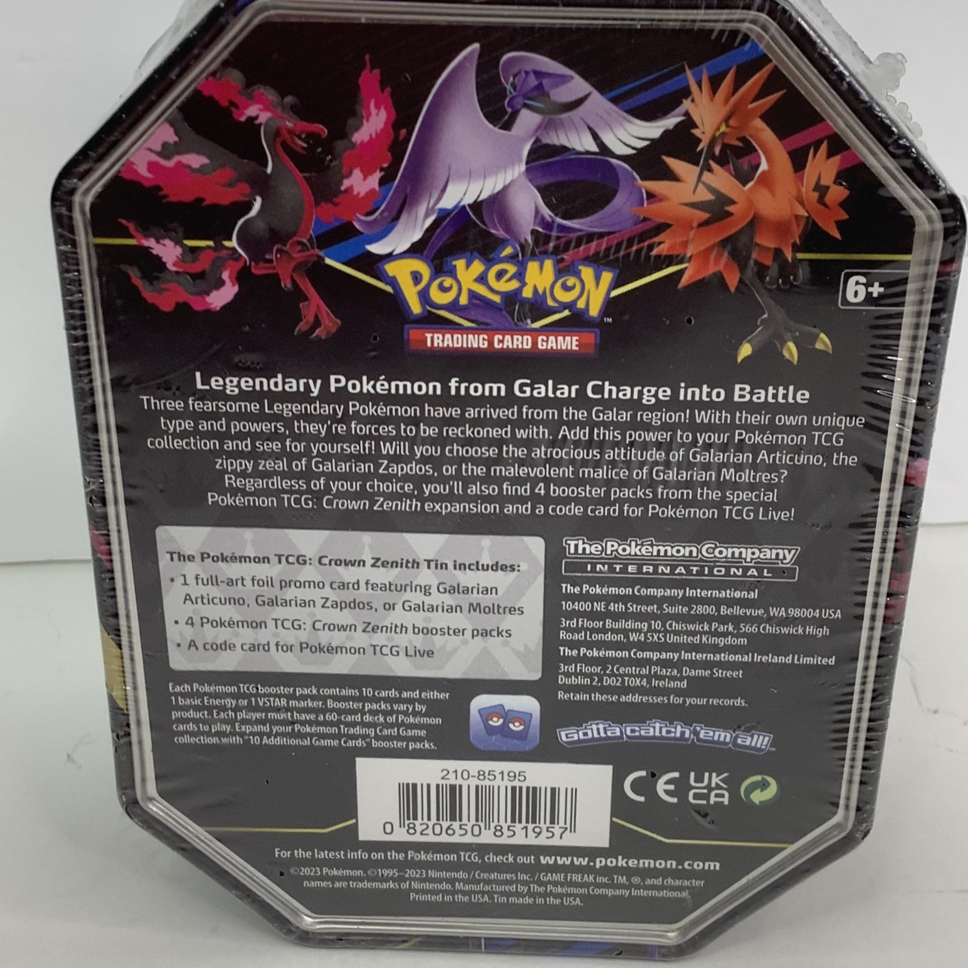 Pokémon TCG: Crown Zenith: Galarian Articuno, Galarian Zapdos