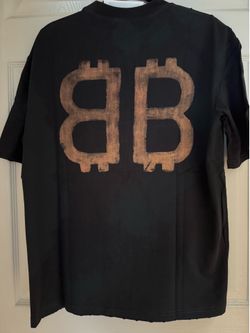 Balenciaga Men’s Black Logo T-Shirt