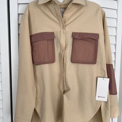 Lululemon Grid Fleece Hiking Overshirt