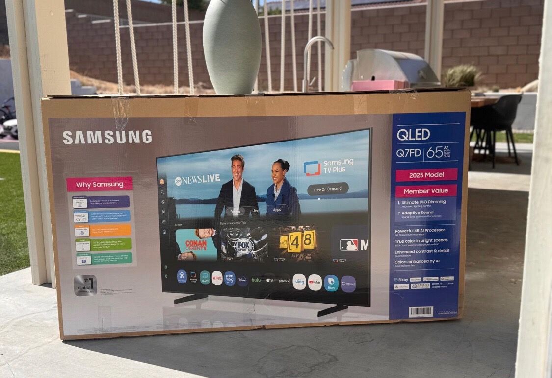 MV 65q7 65” Samsung smart 4k Qled hdr tv