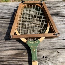 Spalding Vintage Tennis Racket With Holder $20 OBO 