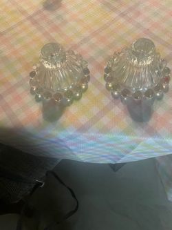 Glass Candle Holders
