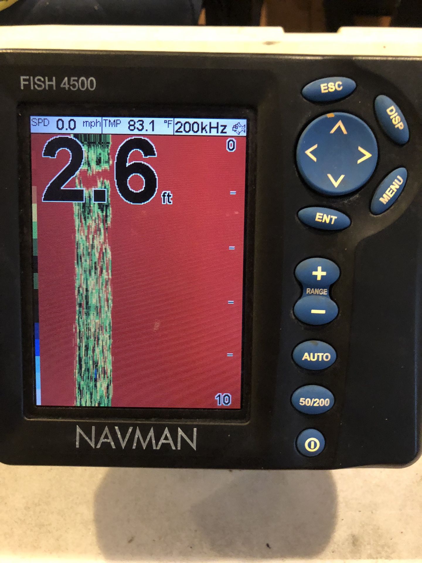 Navman / Airmar - Fish 4500 series depth sounded and fish finder - complete!