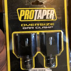New ProTaper Pro Taper Universal Rubber Mount Oversize 1 1/8" Fat Bar Clamps Kit