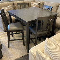 New Grey Pub Table Ready For Delivery Was $599 Now $399 Sale Must Sell Can Deliver 