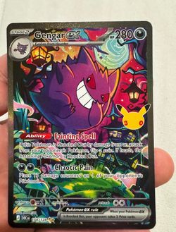 Pokemon 30th Anniversary Gengar 154/128 NM