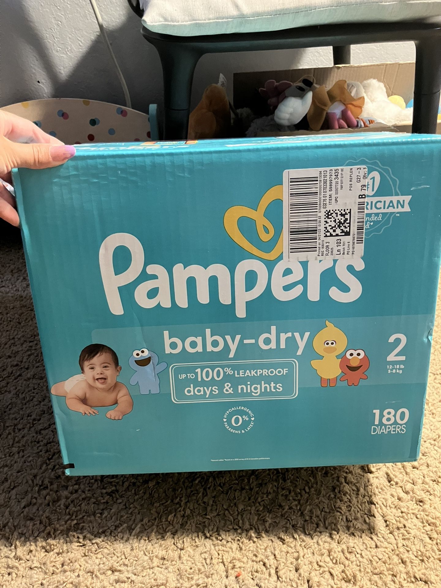 Size 2 Pampers baby- Dry