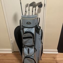 Women’s Cart Golf Bag + Add’l Clubs