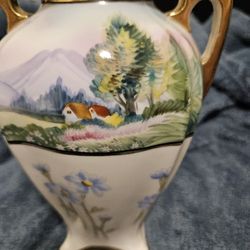 Original Hand Painted Nippon vase