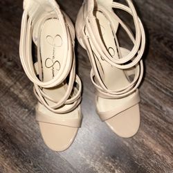 Jessica Simpson Tan Heels Size 7