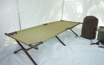 HQ ISSUE Military Style Camping Cot