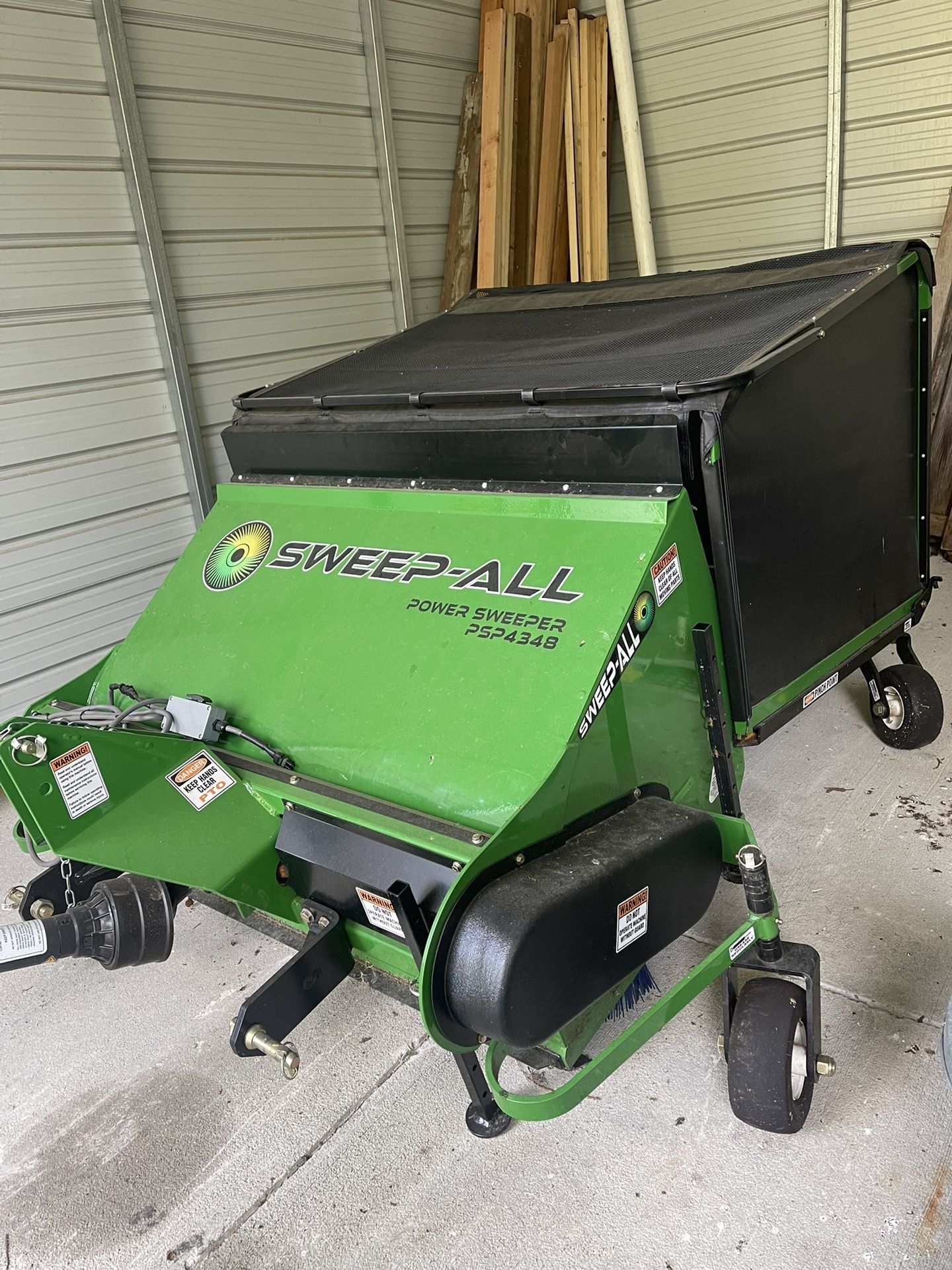 Sweep All Lawn And Turf Sweeper