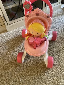 Toys stroller and dolls