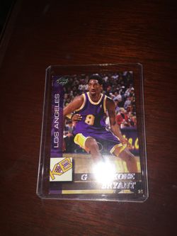 Kobe Bryant basketball card