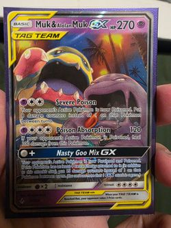 Muk and Alolan Muk GX TagTeam