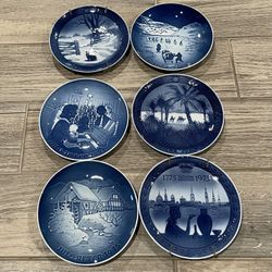 Copenhagen Decorative Wall Plates Set Of 6