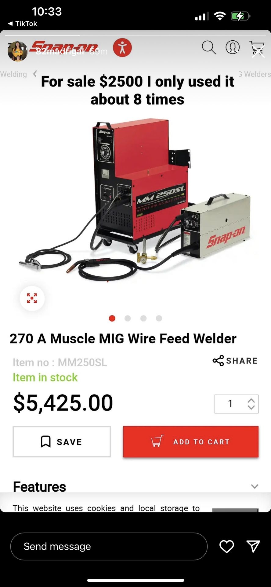 Snap On Welder