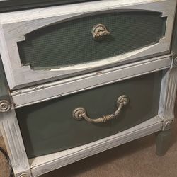 Side Table With Drawers 