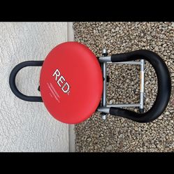 Red XL Fitness Abdominal Exercise Chair With Stand