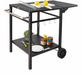 Outdoor side table/Grill dining cart