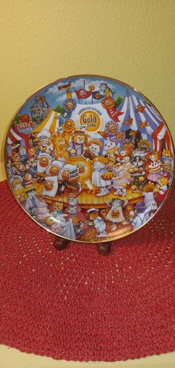 FRANKLIN MINT CAT PLATE