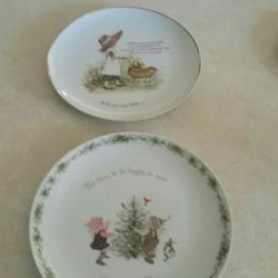 Holly Hobbie plates