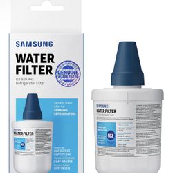 Samsung HAFCU1/XAA Genuine Refrigerator Water Filter, Reduces 99% of Harmful Contaminants for Clean, Clear Drinking Water, 6-Month Life, Easy Install,