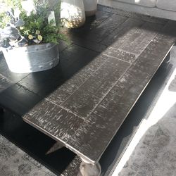 Coffee Table (Rustic Black) Wooden