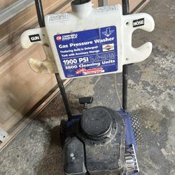 Gas pressure washer   1900 psi 20 GPM