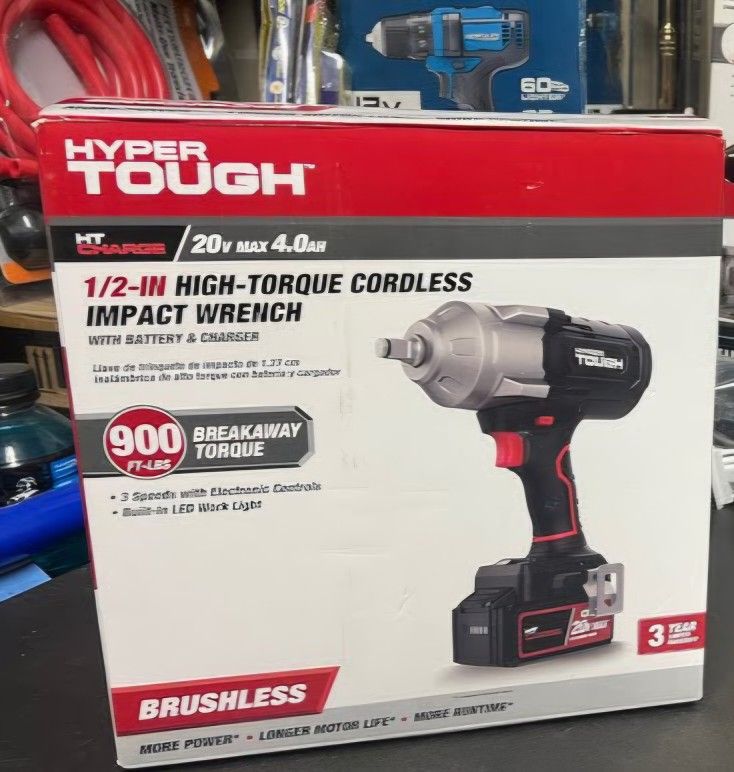 BRAND NEW ½" 20v 900lb cordless impact wrench