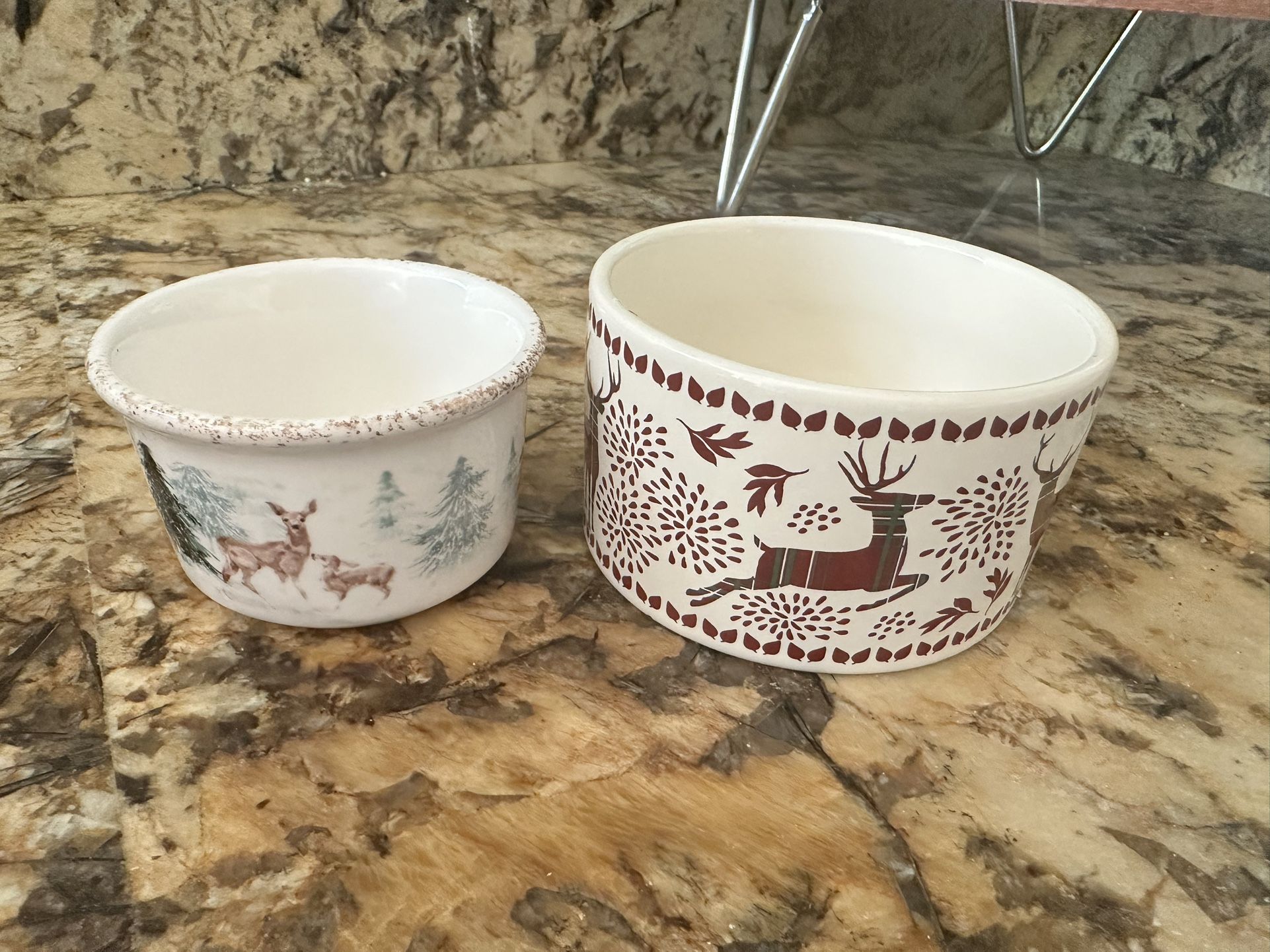 Cute Glass Christmas 🎄 Dishes 🦌