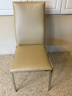 Set of 4 Modern High-Back Dining Chairs