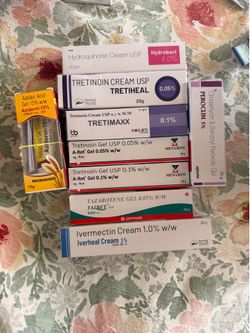 Skin Care: Tretinoin / Tazarotene / Hydroquinone/ Clindamycin / Ivermectin