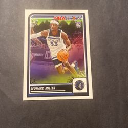 Leonard Miller Rookie 2023-24 NBA Hoops #80