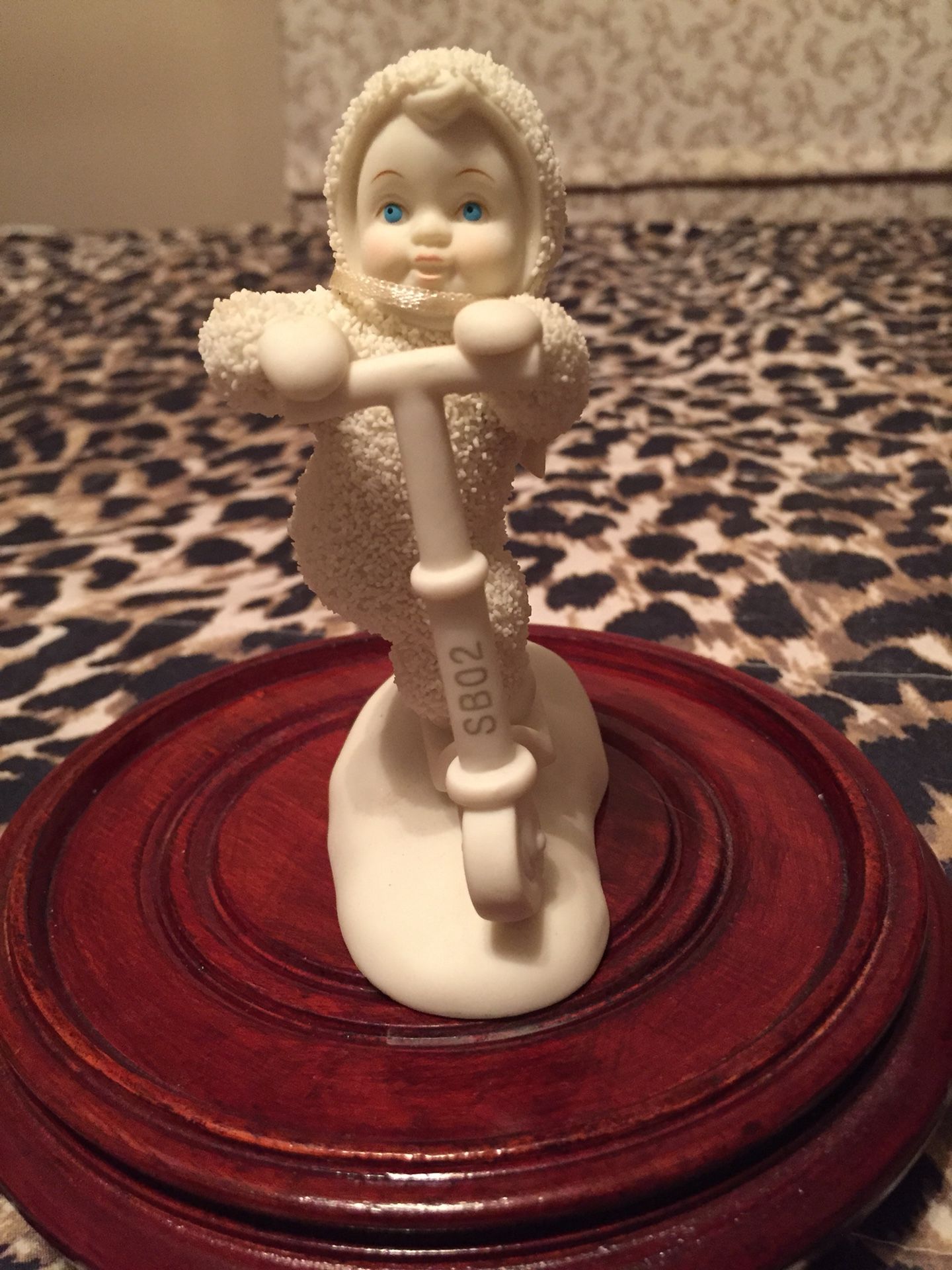 Department 56 Snowbabies “Scooter Baby” Figurine