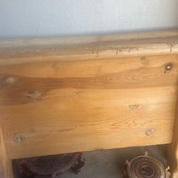 Wooden Trundled Bed Hand Made 
