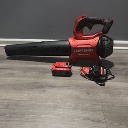 CRAFTSMAN CMCBL720M1 100 MPH at 350 CFM Battery Power Cordless Leaf Blower & Vacuum, Brushless Motor