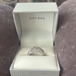Silver A Cubic Zirconia Diamond Ring