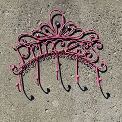 Pink princess bag hanger