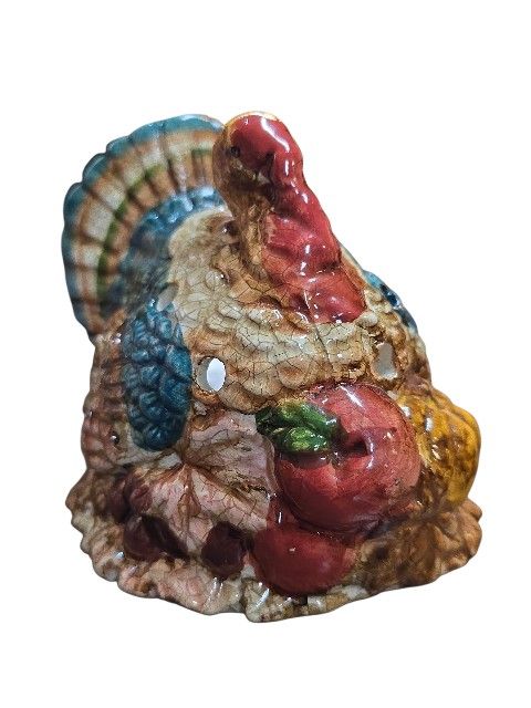 Vintage Thanksgiving Turkey Candle Holder